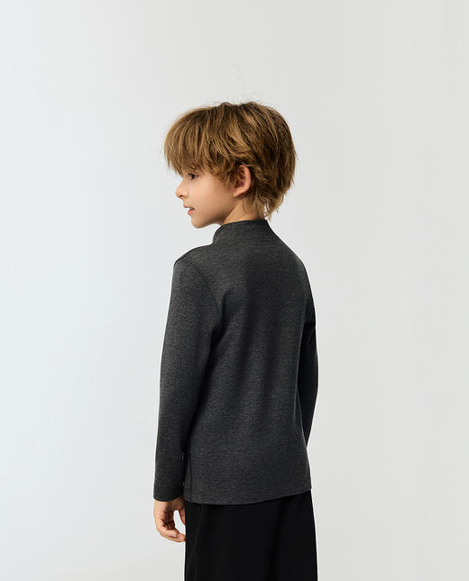 【春上新】8楼爱慕儿童Aimer Kids中性25AW暖尚小高领打底衫AK372J841，吊牌价399元 商品图5