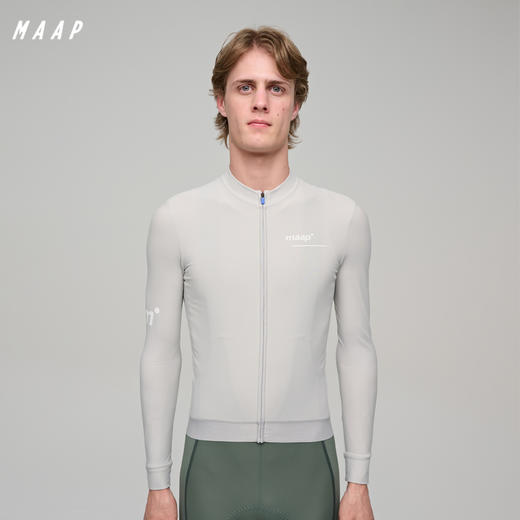 MAAP 男士 Training 系列 薄绒长袖骑行服 冰川灰 商品图0