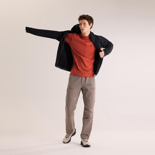 KAILAS凯乐石 XM2 男款半开胸美丽诺羊毛抓绒衣 KG2532116 商品图2