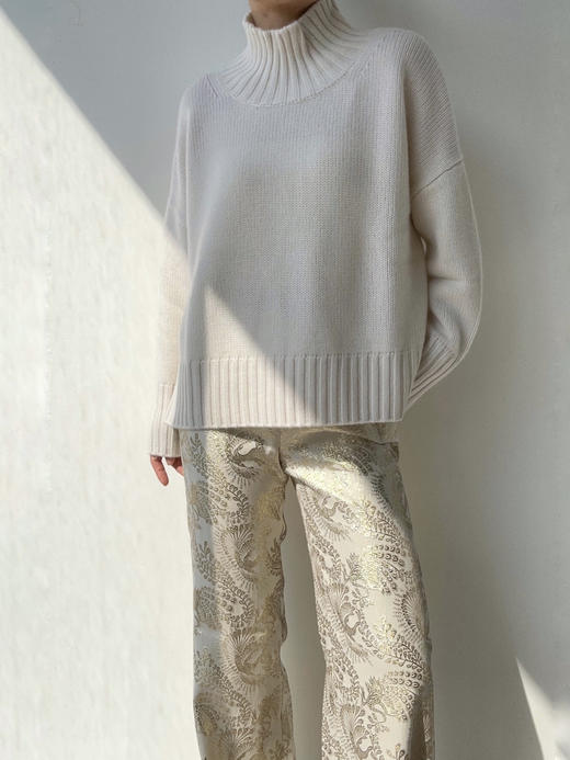 CG｜Four Seasons Tall Pants [ 四季提花修身长裤 ] 商品图3