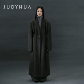 JUDYHUA 边界系列双面呢大衣