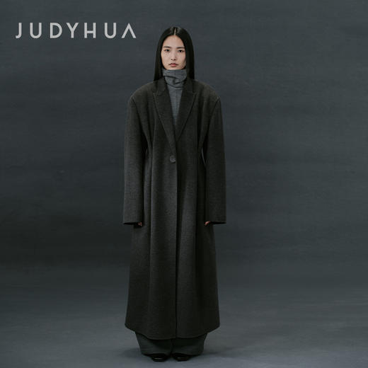 JUDYHUA 边界系列双面呢大衣 商品图0
