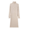 CC高领针织连衣裙轻奢高级感冬天配大衣的毛衣裙长款气质显瘦打底裙 商品缩略图4