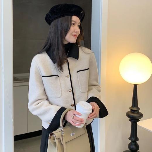 小香风双面羊毛外套｜100%羊毛面料，双面呢子，挺阔有型 商品图2