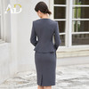 AD轻熟风名媛高端职业西服套装女长袖工作服两件套通勤西装半身裙 商品缩略图4