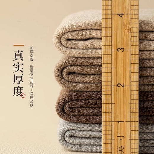 【告别秋裤❗️保暖过膝毛圈袜子】如云朵般细腻，3倍蓬松加厚，牢牢锁住人体热量，穿1双抵3双！女长筒袜秋冬款加厚小腿袜长袜冬季长腿蓄热棉袜护膝袜套 商品图3