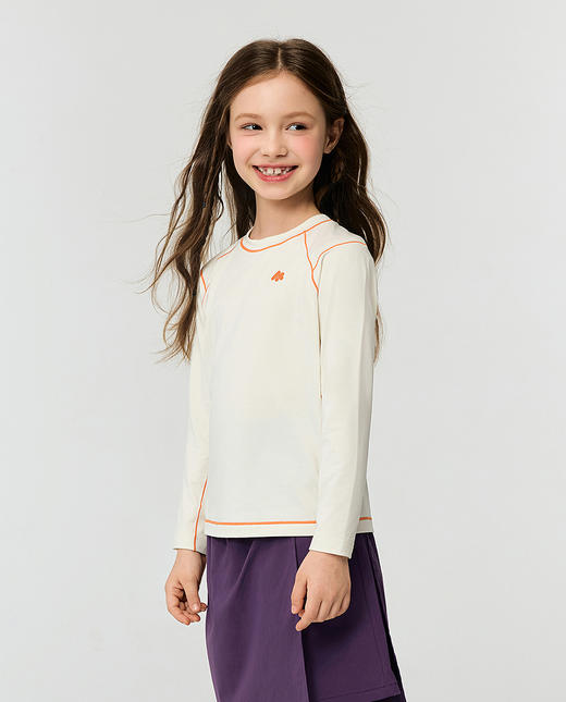 【春上新】8楼爱慕儿童Aimer Kids女孩软壳衣轻暖圆领上衣AK381K091，吊牌价289元 商品图4