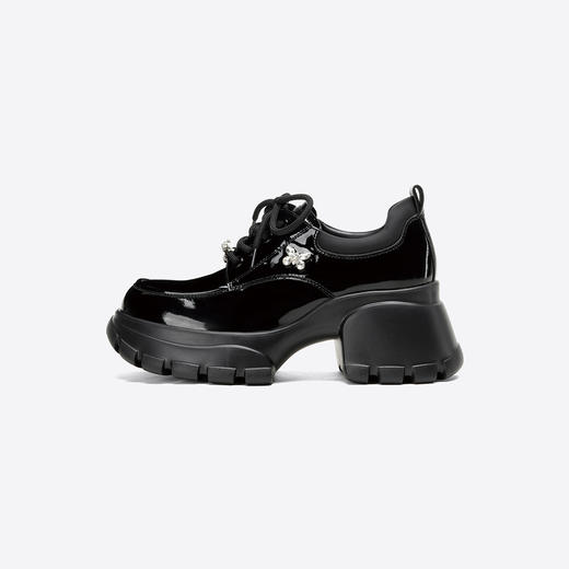 Westory2025年秋季细带深口鞋四季百搭厚底乐福鞋W25CM76341 商品图8