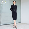 AD新中式职场女装套装轻奢高级感女人味秋冬职业装两件套商务正装 商品缩略图1