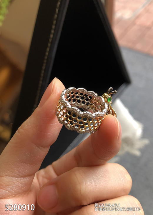 5280910，蜜蜂戒指。具体价格微信咨询 商品图5