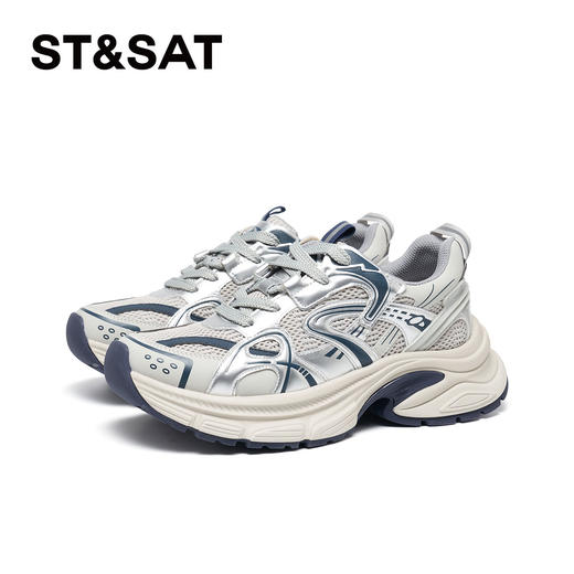 星期六男士金属感潮酷厚底老爹鞋SSD3122028 商品图9