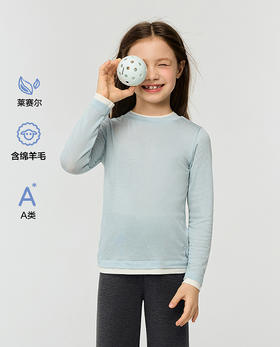 【春上新】8楼爱慕儿童Aimer Kids女孩暖羊羊打底衫打底上衣AK181K031，吊牌价399元