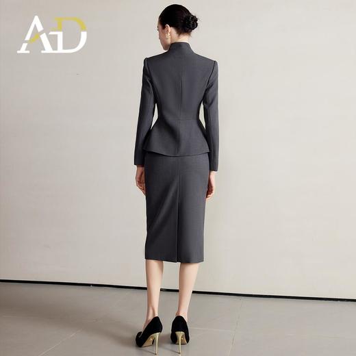 AD西装外套秋冬女2025新款轻奢高级感套装气质名媛灰色西服两件套 商品图4