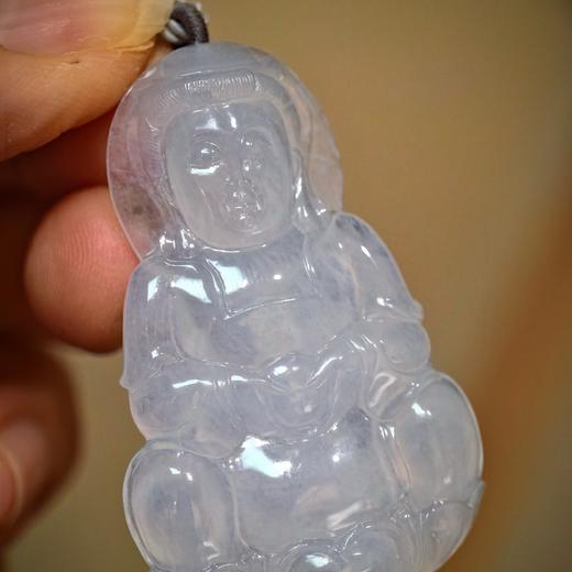 淡淡的紫色观音项坠（特价） 商品图0