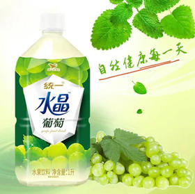 统一 水晶葡萄水果饮料 1L/瓶
