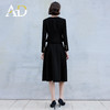 AD高级感小V领西装套装裙女2024新款短外套收腰西服裙子两件套秋 商品缩略图4