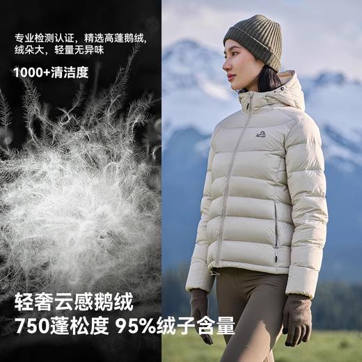 【经典2.0】伯希和750蓬羽绒服女新款户外95鹅绒防风短款外套男 商品图1