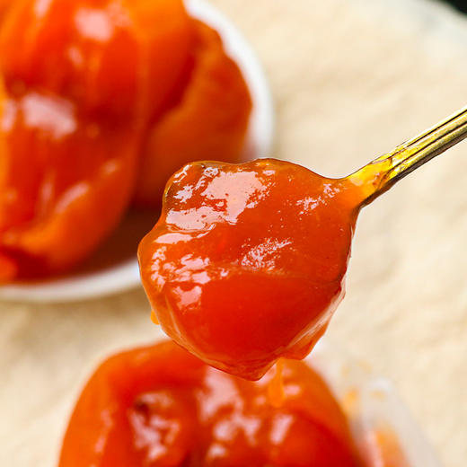 【富平冰柿 鲜食流心柿饼】产自陕西富平，原料果中国柿乡陕西富平尖柿，精选霜降后鲜果子制作出来的柿饼鲜甜可口 商品图3