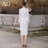 AD高端职场女装2023新款白色西装套装女士职业装两件套工作服正装 商品缩略图4