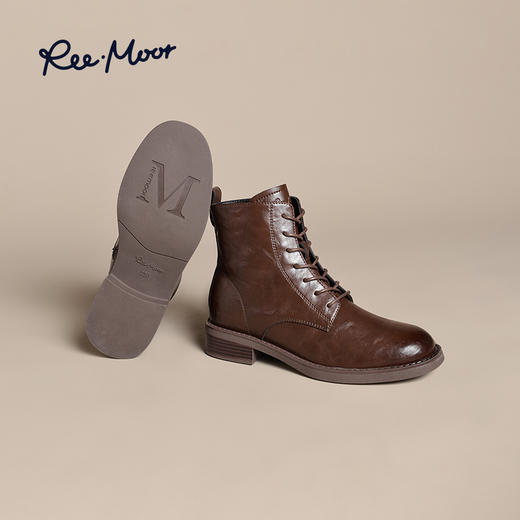 REEMOOR睿慕丨2025年风行部落复古潮酷马丁靴R1L404 商品图4