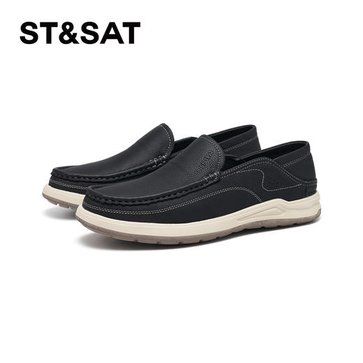 星期六男士商务风百搭休闲皮鞋SSD3121018 商品图5