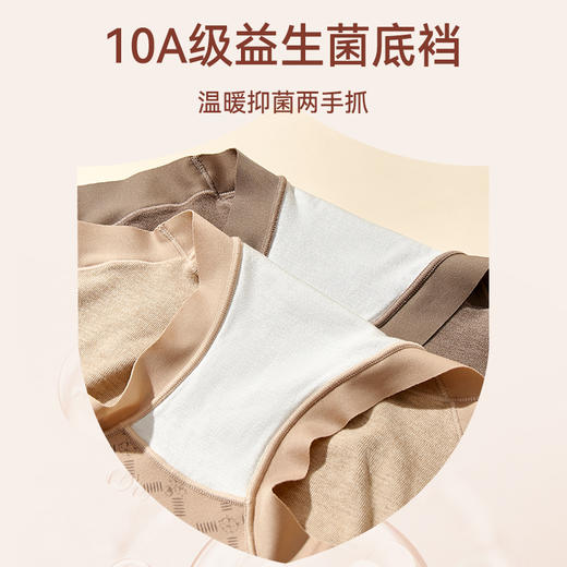 海岛绒女士塑身暖感内裤 10A抗菌 柔软亲肤 蓄热升温 收腹翘臀 商品图7