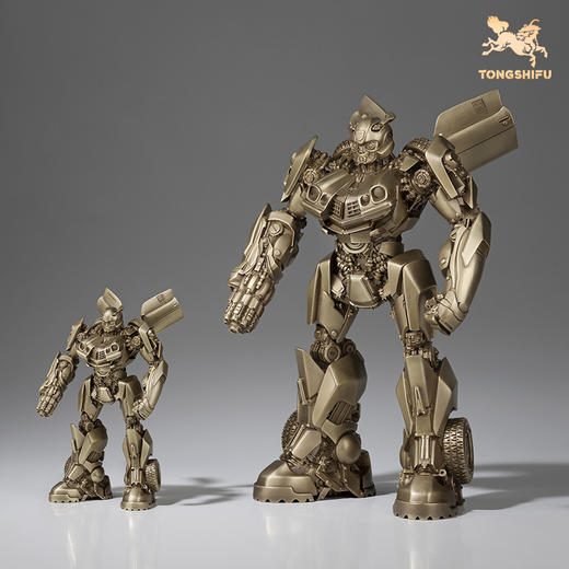 铜师傅 正版授权《变形金刚》大黄蜂纯色版 限量手办模型桌面摆件 商品图1