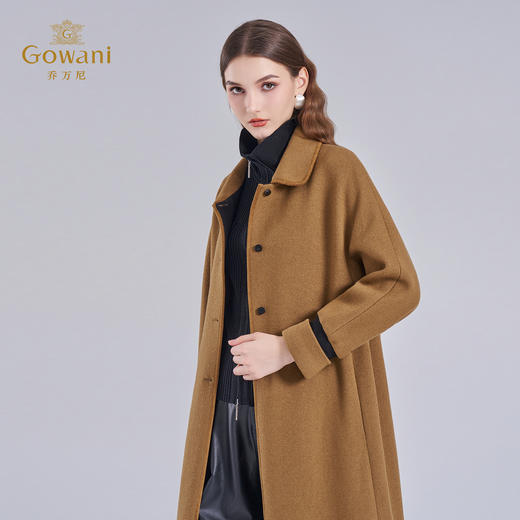 【100%绵羊毛】乔万尼羊毛大衣时尚宽松设计毛呢外套EM4A566 商品图3