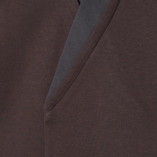 23166SDSA秋冬新款痞帅男装韩版拼接纽扣V领假两件卫衣百搭套头上衣潮 商品图3