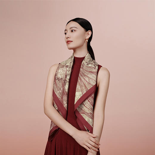 万事利丝羊毛披肩围巾 商品图1