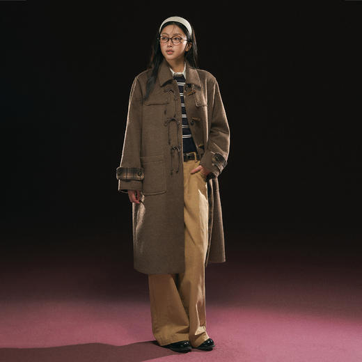 Ariseism 美式复古毛呢外套女秋季新款外套 商品图2