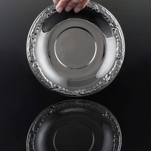 喜行乐/福禄桃咖啡杯碟组合 银 商品图3