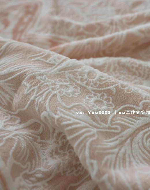 高品质特价牛奶绒｜母婴标准。雕花轻奢四件套，宝宝绒~ 商品图9