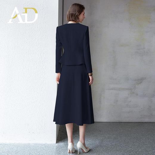 AD法式名媛职业西装套装2024年秋季新款珠宝店工作服两件套伞裙 商品图4