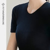 FUYAO扶摇 2025夏季天丝针织T恤女圆领短袖小衫修身显瘦短袖上衣 商品缩略图2