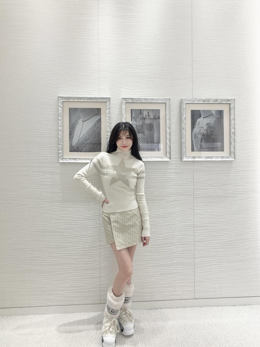 迪奥 25Fw早秋新款 阿尔卑斯系列星星字母提花针织衫(DQJ) 商品图1