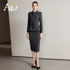 AD西装外套秋冬女2025新款轻奢高级感套装气质名媛灰色西服两件套 商品缩略图3