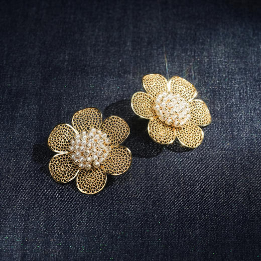 北京仓｜SORU-Large Florissima-珍珠 花朵 耳环［英国设计师］ 商品图2