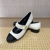 TORY BURCH 玛丽珍鞋女  159170-100-F 白色/黑色.【鞋底有膜，试穿小心】 商品缩略图0