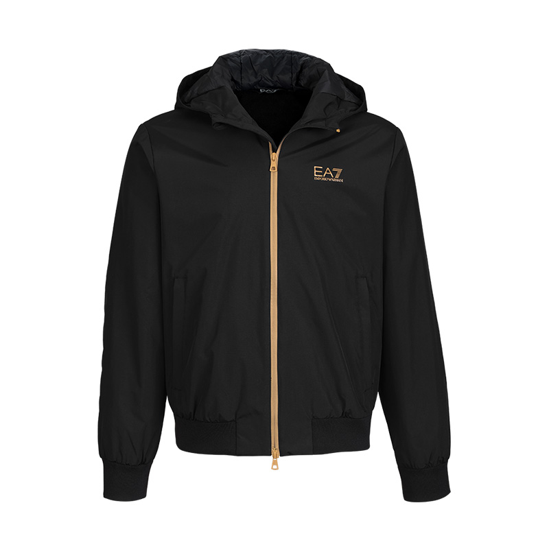【超惠秒】Armani EA7 男士运动休闲防风雪连帽短绒保暖夹克外套 12246