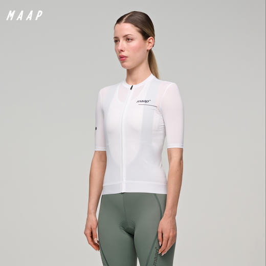 MAAP 女士Training 系列 短袖骑行服 白色 商品图0