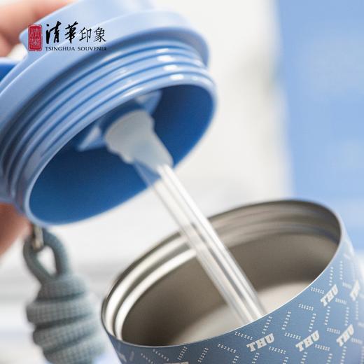 清华文创简约便携咖啡杯蓝色款 商品图8