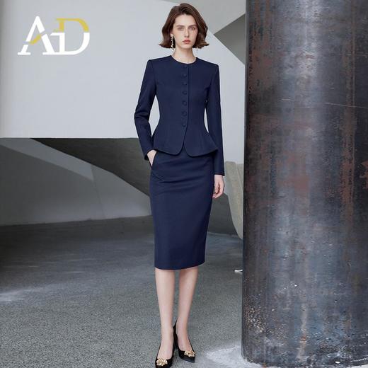 AD高端会所售楼部工作服2024新款秋冬通勤职业西装套装美容院工装 商品图1