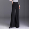 QYM  NX2608毛呢西装阔腿裤高腰宽松直筒休闲裤大码裤 商品缩略图0