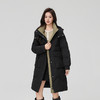 2025冬季新款女士中长款三防可脱卸帽廓形气质韩版羽绒服919 商品缩略图3