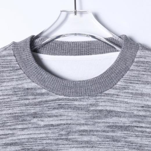 SDSA男士秋冬新款痞帅男装韩版扎染撞色缝线设计圆领卫衣百搭时尚 商品图2