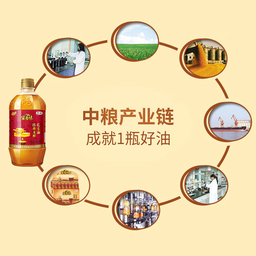 福临门家香味传承土榨一级花生油900ML【有效期至2026年4月】 商品图3