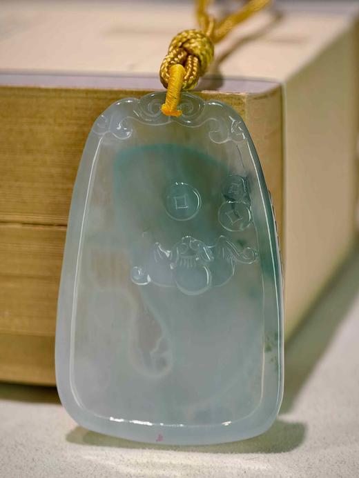 鲤跃衔金翡翠挂件 商品图5