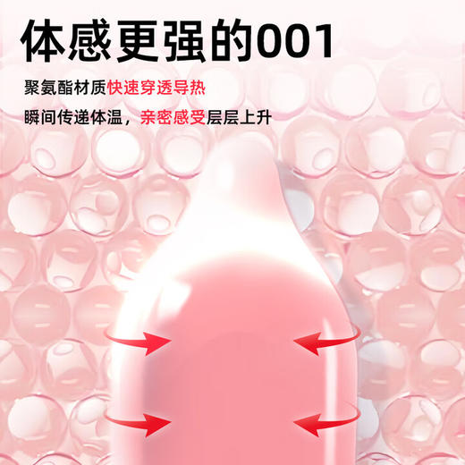 名流001避孕套0.01超薄隐形裸入聚氨酯安全套套byt空气男女用成人秒喷 9只装 商品图4