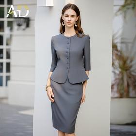 AD新中式职业套裙高端西装套装女2025新款销售工装会务接待工作服